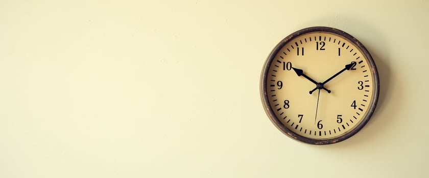 Vintage Clock on Wall photo