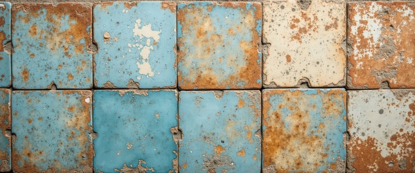 Weathered Tile Wall photo