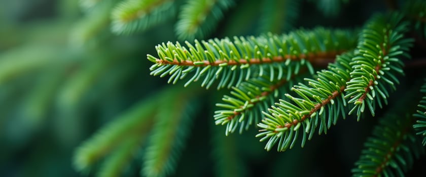 Close-up of Pine Tree Branch photo