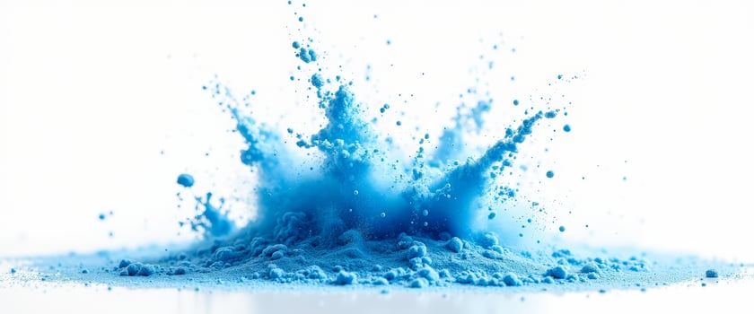 Blue Powder Explosion photo