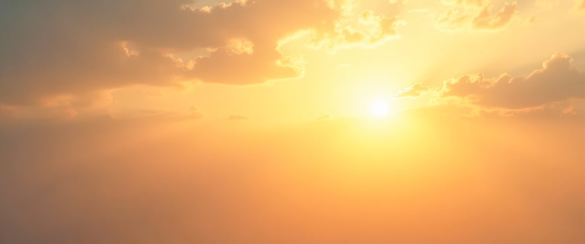 Golden Sunset Sky photo