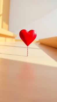 Red Heart on a Stick photo