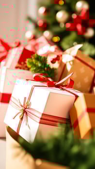 Christmas Presents Under Tree photo