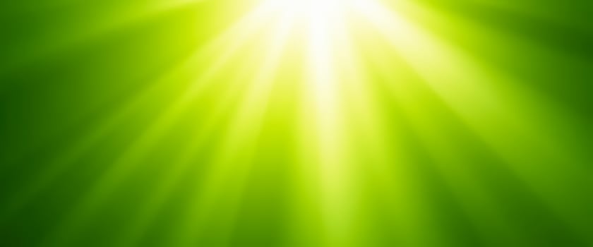 Abstract Green Sunburst Background photo