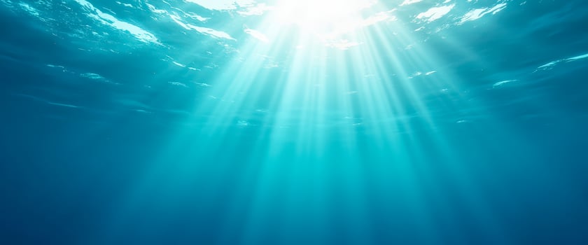 Underwater Sunlight Rays photo