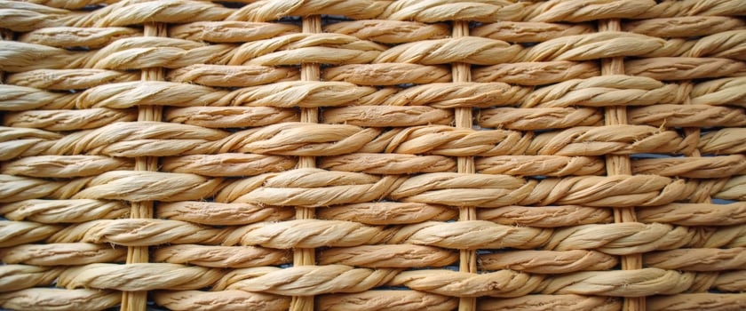 Close Up Of Woven Rattan Texture photo