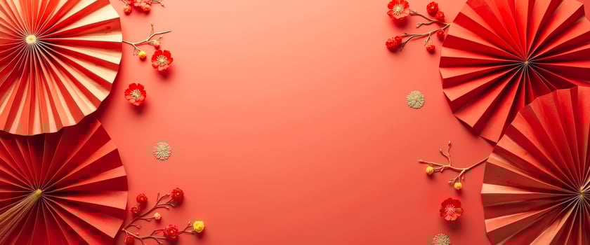 Red and Gold Chinese New Year Background photo