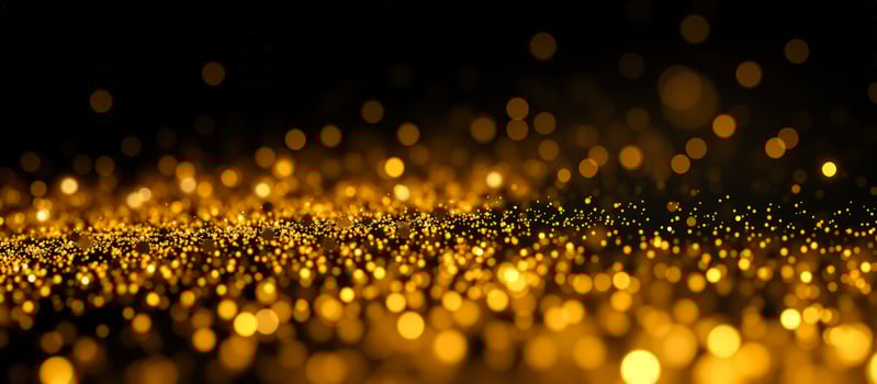 Abstract Gold Bokeh Background photo
