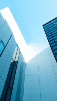 Abstract Architectural Detail of Modern Office Building photo