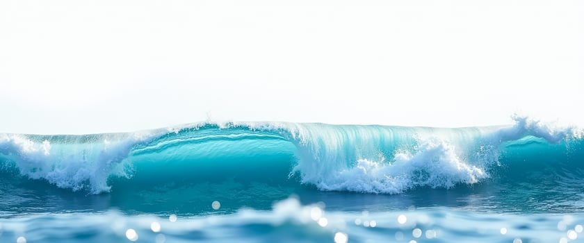 Blue Ocean Wave Breaking photo