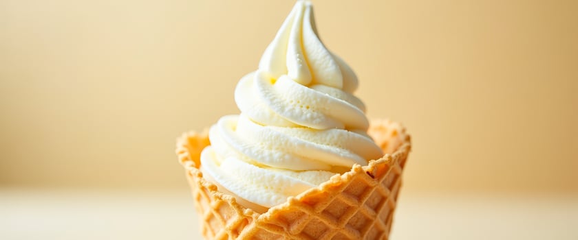 Soft Serve Ice Cream Cone photo