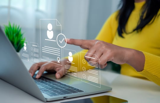 Human Resources, Management recruitment employment headhunting concept, Human Resource Management concept, Recruitment management Business concept, Relationship Management with global structure. photo