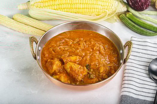 Indian cuisine - Kadai chicken masala photo