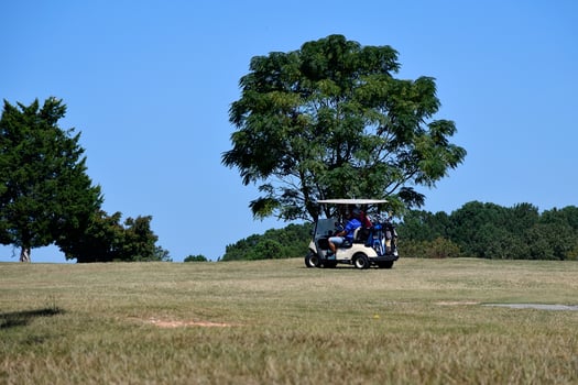 Golf course landscape at Winder, Georgia photo