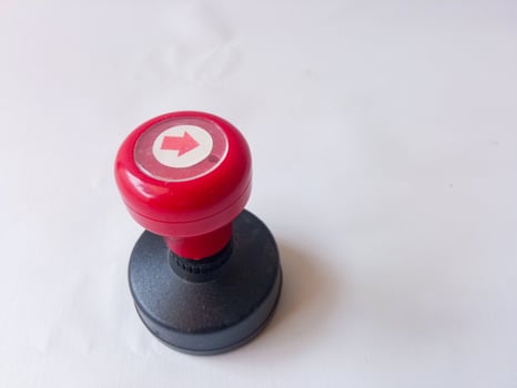 Flash stamp on a white background photo