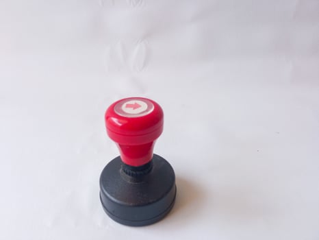 Flash stamp on a white background photo