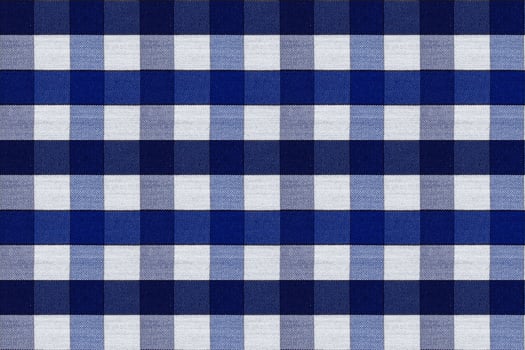 macro fabric texture cotton, cell, blue color photo