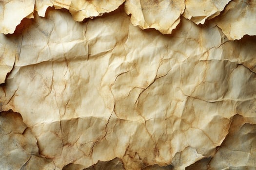 Crumpled paper is providing a textured background surface photo