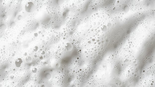 Abstract white soap foam bubbles texture background photo