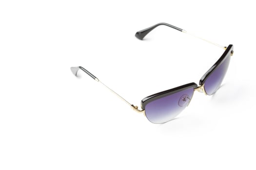 Fashion sunglasses isolated on white photo