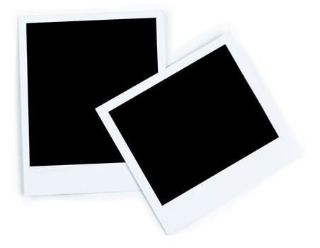 photo frame isolated on white