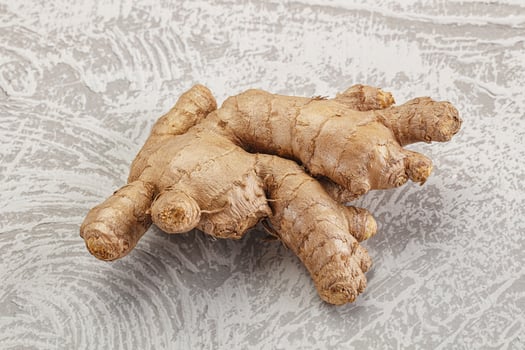 Ginger root for cooking and medicine photo