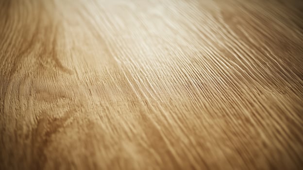 A wooden floor with a grainy texture. The wood is brown and has a natural look photo