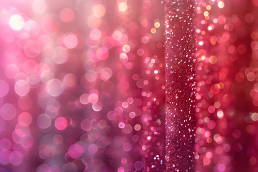 Pink and Red Glitter with Bokeh Effect - Abstract Background for Design, Posters, and Cards photo