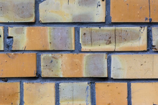 old brick wall as a horizontal background photo