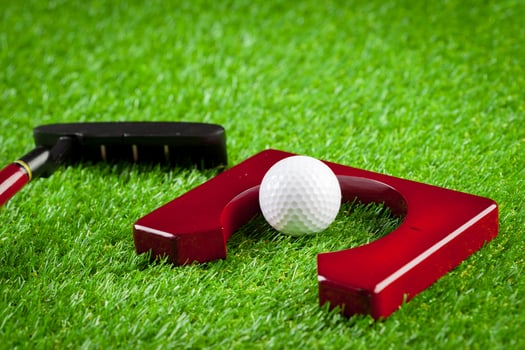 Mini golf equipment photo