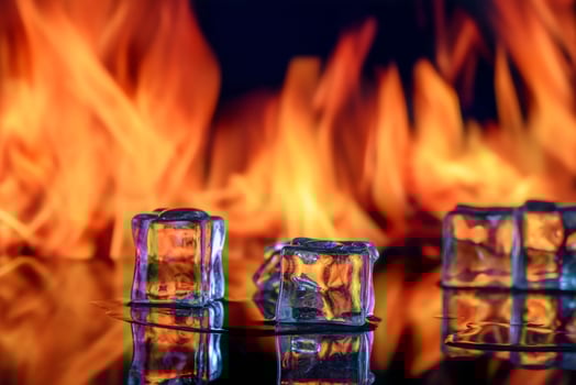 The combination of ice and fire photo