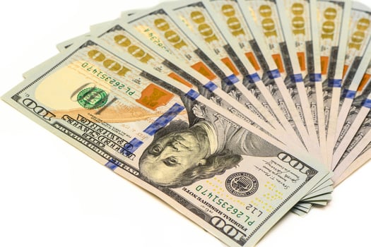 Directly above shot of paper currencies on table photo