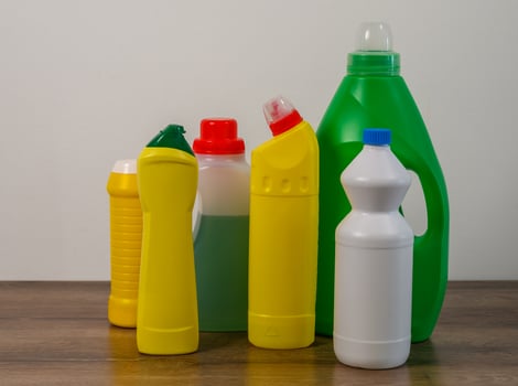 chemical products for cleaning chores photo