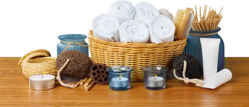 Composition of spa treatment photo