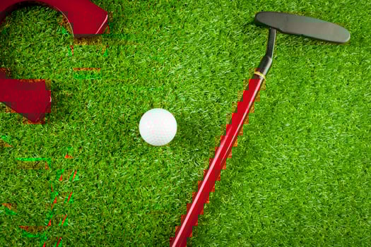 Mini golf equipment photo