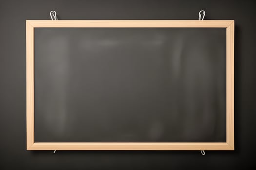 Blank Blackboard Isolated on White Background illustration photo