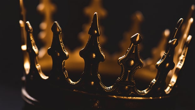 Close Up of a Gold Crown photo