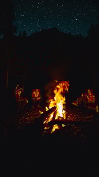 Campfire Under the Stars photo