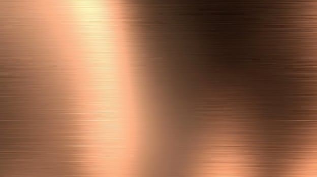Abstract copper metal texture with a smooth brushed surface. photo