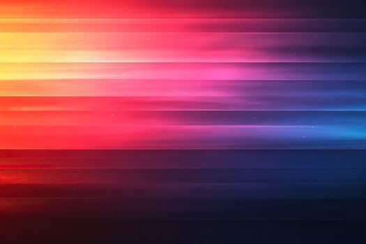 Vibrant abstract background featuring dynamic horizontal gradient lines in red, pink, and blue tones. photo