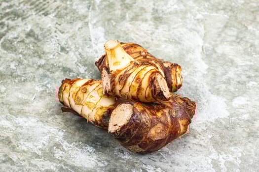 Natural organic raw ginger root photo