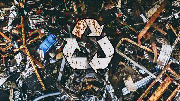Recycling, reusing, sustainable manufacturing, green policy, waste reduction, ecological business concept with copy space photo