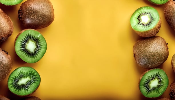kiwi fruit isolated photo