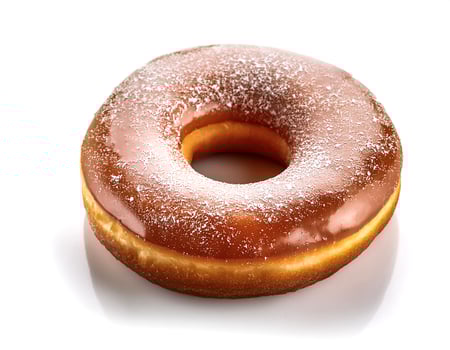 doughnut Isolated on white background photo