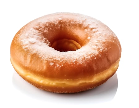 doughnut Isolated on white background photo
