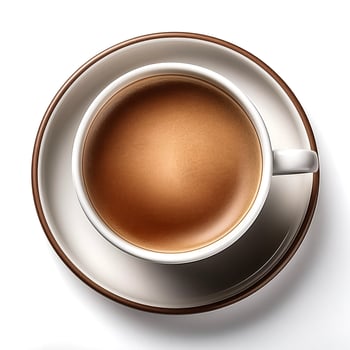 coffee cup isolated on white background photo