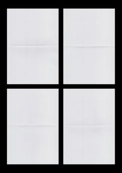 receipt or note paper pasted on a black background photo