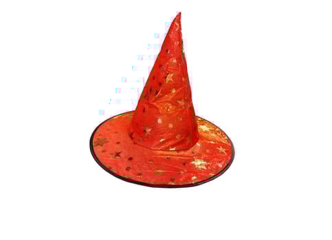 Witch hat isolated on white background. photo