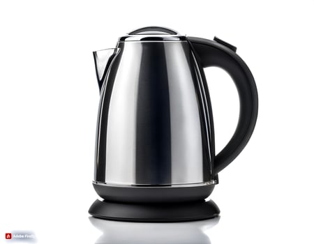 a electric kettle isolated on white background photo
