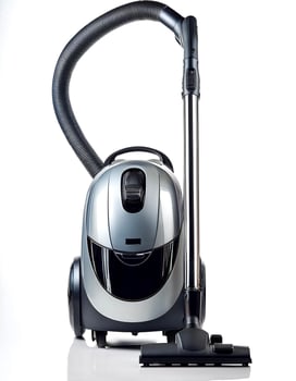 vacuum cleaner isolated on white background photo